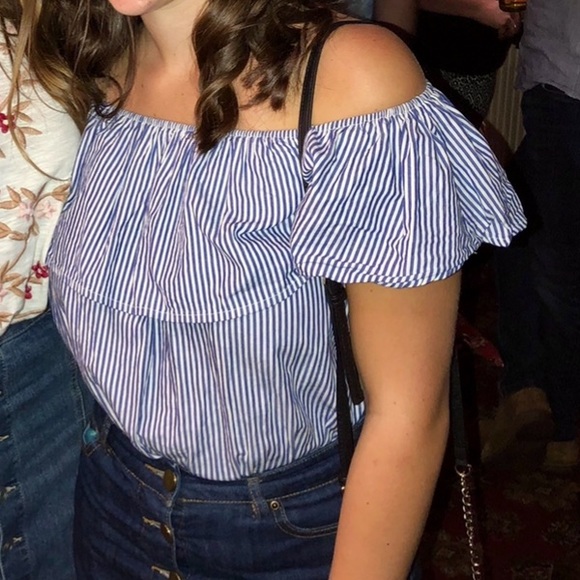 Stripe BodySuit with Snap - Picture 2 of 2